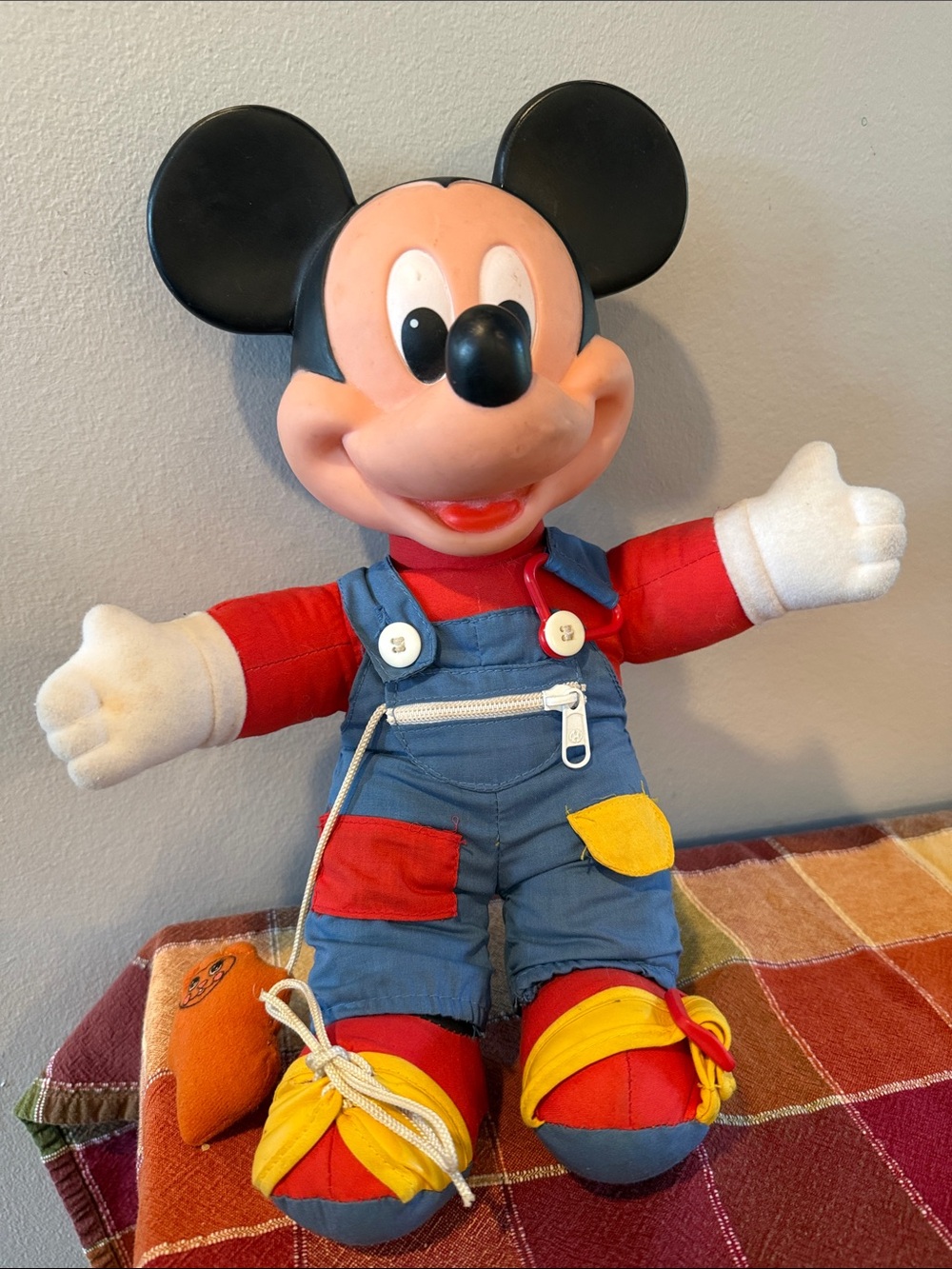 Vintage Disney Mickey Mouse Plush
